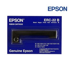 Epson ERC 22 ERC22 lentes kasetne Melns cena un informācija | Piederumi printerim | 220.lv