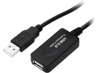 Blow USB А - А 5м ​​(вилка-розетка) цена и информация | Адаптеры и USB разветвители | 220.lv