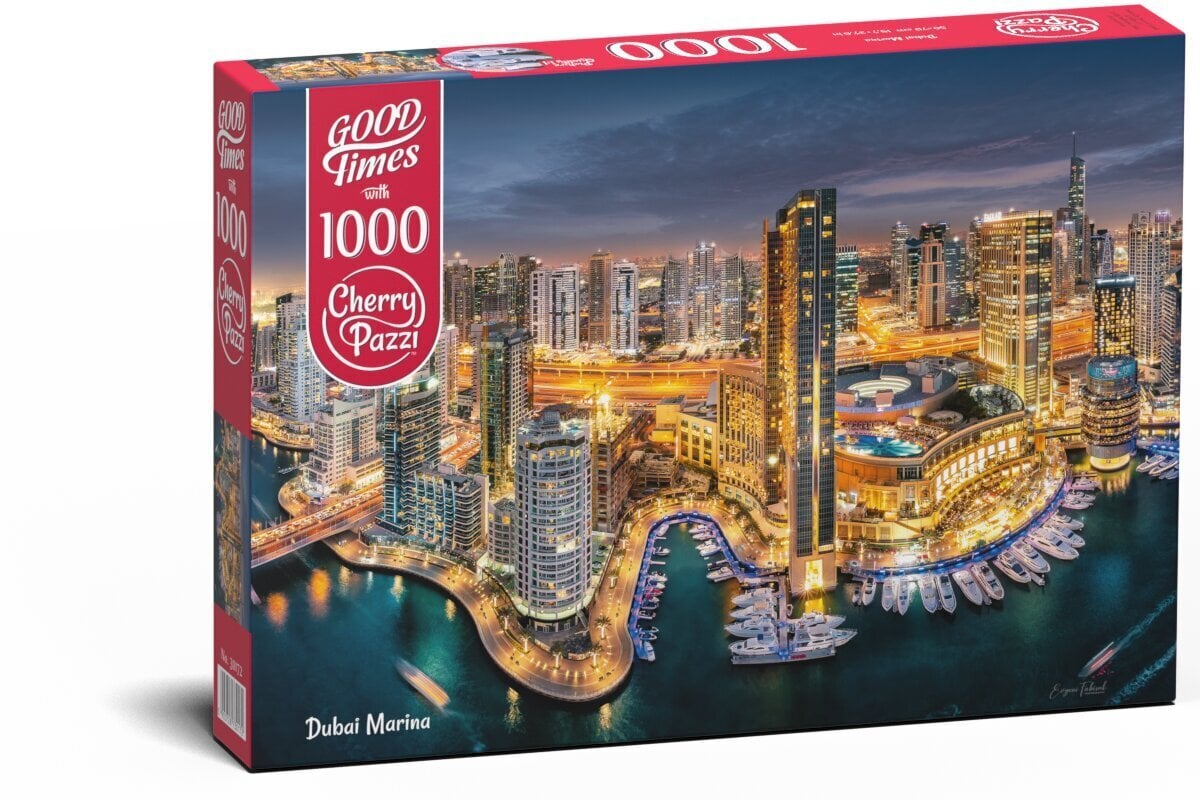 CherryPazzi puzle Dubai Marina, 1000 det. цена и информация | Puzles, 3D puzles | 220.lv