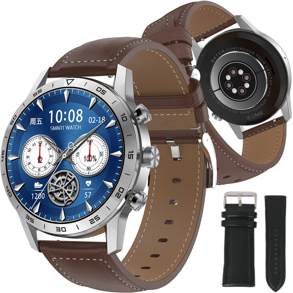 DT70 Brown + Black cena un informācija | Viedpulksteņi (smartwatch) | 220.lv