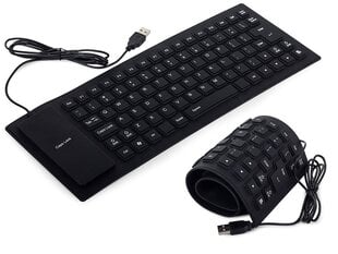 Silikona klaviatūra - salokamā tastatūra USB cena un informācija | Klaviatūras | 220.lv