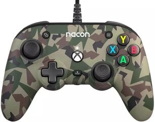 Nacon Pro Compact Xbox X/S & One проводной контроллер (Camo Green) цена и информация | Джойстики | 220.lv