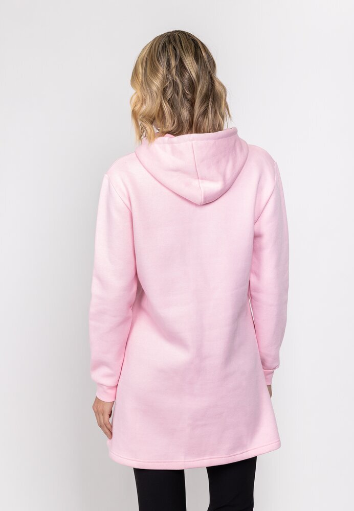 Sieviešu garais sporta džemperis ar kapuci, gaiši rozā cena un informācija | Jakas sievietēm | 220.lv