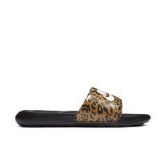 Iešļūcenes sievietēm Nike Womens Victori One Slide ar apdruku, melnas/leoparda цена и информация | Шлепанцы, тапочки для женщин | 220.lv