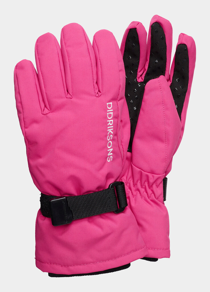 Cimdi Didriksons Biggles Gloves rozā цена и информация | Ziemas apģērbs bērniem | 220.lv