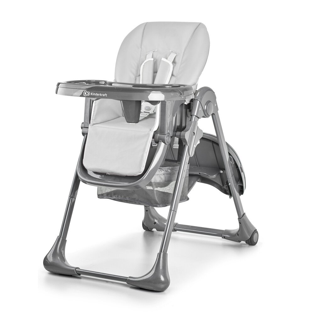 Barošanas krēsls Kinderkraft Tastee, grey цена и информация | Barošanas krēsli | 220.lv