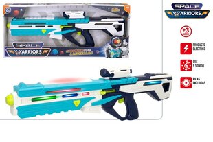 Игрушечный пистолет Space Warriors Fighter со звуком и светом, 3+ цена и информация | Игрушки для мальчиков | 220.lv