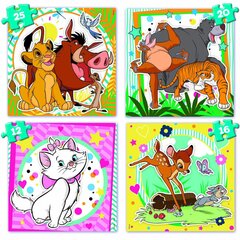 Puzles Educa Disney Animals, 4 gab. цена и информация | Пазлы | 220.lv