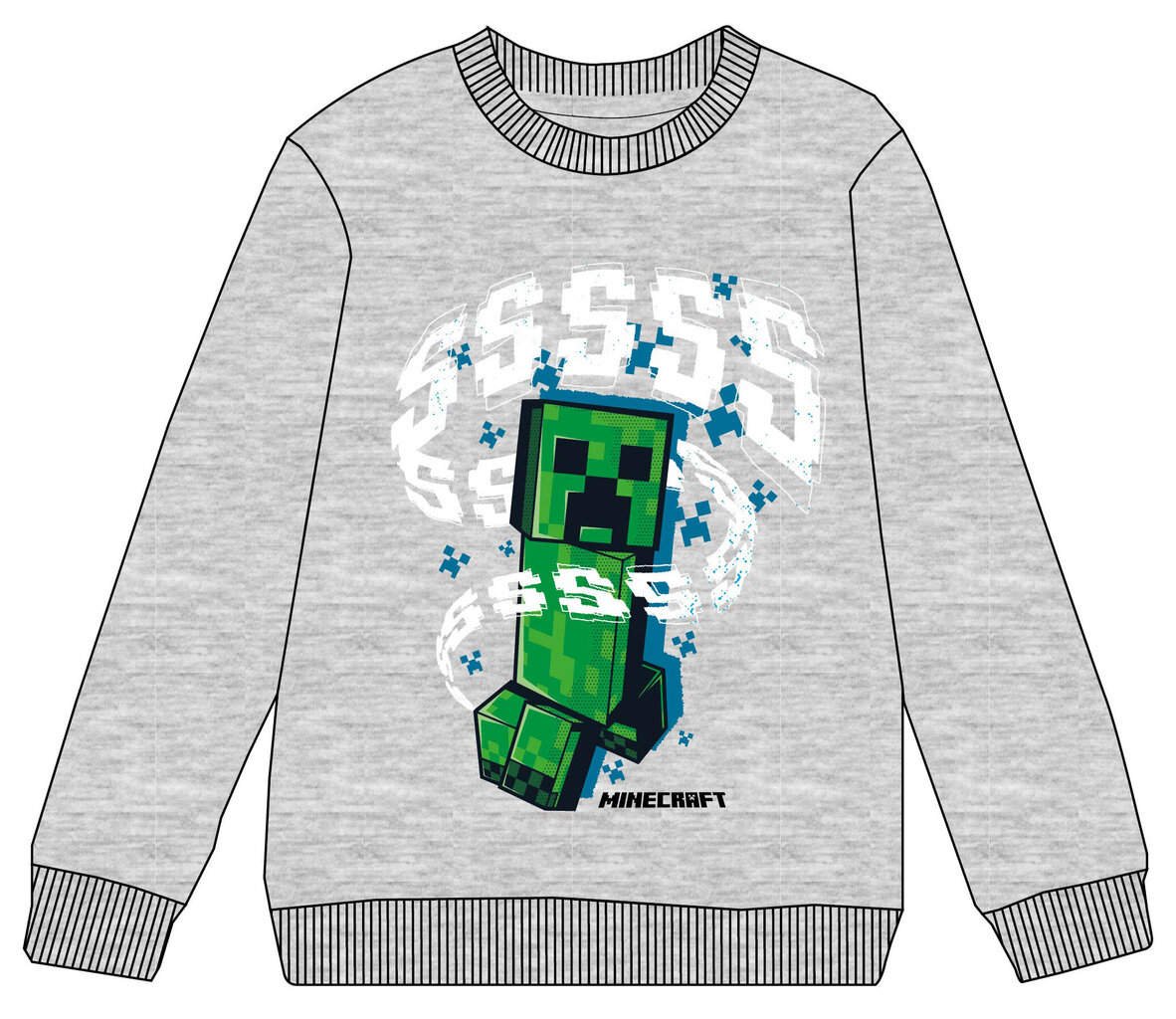 Sporta džemperis zēnam Minecraft cena un informācija | Zēnu jakas, džemperi, žaketes, vestes | 220.lv