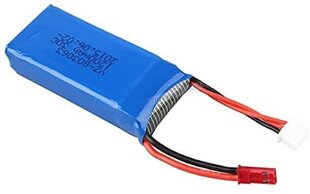 2 gabali uzlādējamas Lipo baterijas (7.4V 1200 mAh) Rc kvadrikopteru droniem MJX X101, Yizhan X6 Tarantula, JJRC H16 cena un informācija | Smart ierīces un piederumi | 220.lv