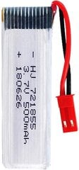 1 gab. uzlādējams lipo akumulators (3.7V 500mAh) RC kvadrikoptera droniem UDI U817 U817C U817A U817A U818A WLtoys V959 V969 V979 V989 V999 V929 V949 V212 V222 RC cena un informācija | Smart ierīces un piederumi | 220.lv