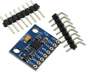 1 gabals Modulis GY-521 MPU-6050 3 asu žiroskops un akselerometrs Arduino ierīcēm cena un informācija | Smart ierīces un piederumi | 220.lv