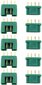 Augstas kvalitātes Mpx savienotāji, modeļu Rc Lipo akumulatoru savienotāji (zaļi), 5 pāri cena un informācija | Smart ierīces un piederumi | 220.lv