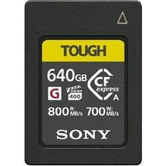 Sony 640GB CEA-G series CF-express Type A. цена и информация | Карты памяти для фотоаппаратов | 220.lv