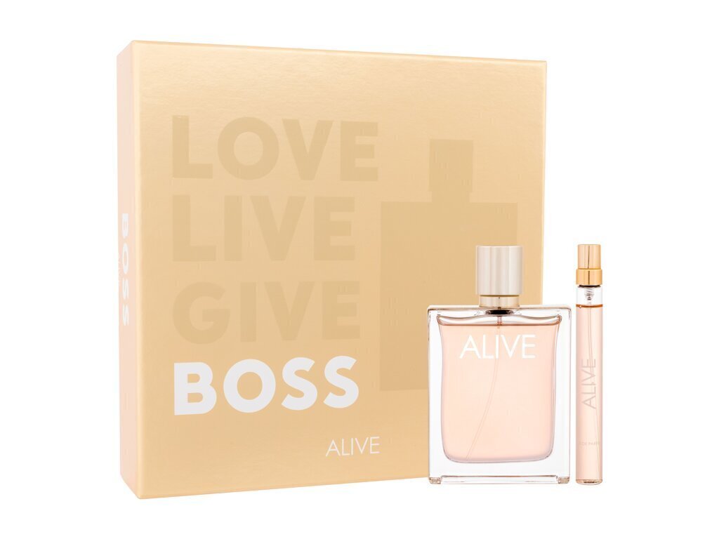 Komplekts Hugo Boss Boss Alive Woman sievietēm: parfimērijas ūdens EDP, 80 ml + 10 ml cena un informācija | Sieviešu smaržas | 220.lv