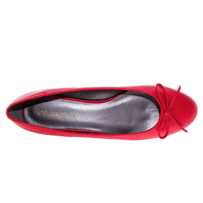 Sieviešu liela izmēra sarkanas baletkurpes Andres Machado цена и информация | Sieviešu kurpes | 220.lv