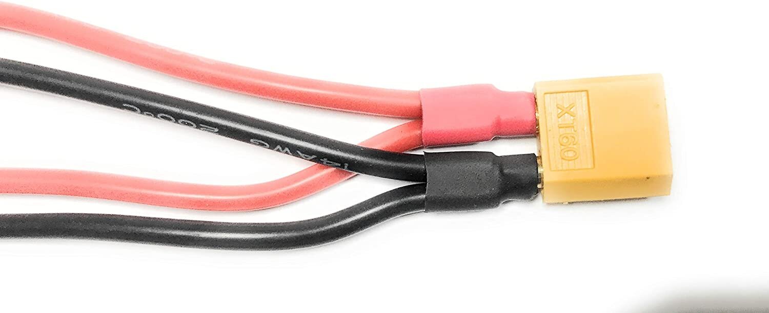 XT60 spraudņa savienotāja kabeļa adapteris paralēlajam akumulatora savienotājam 14Awg kabelim Rc Lipo (no 2 uz 1 ) цена и информация | Smart ierīces un piederumi | 220.lv