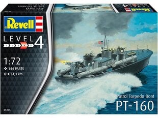 Конструктор Revell - Patrol Torpedo Boat PT-559/PT-160, 1/72, 05175 цена и информация | Конструкторы и кубики | 220.lv