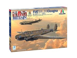 Italeri - Fiat BR.20 Cicogna, 1/72, 1447 цена и информация | Kонструкторы | 220.lv