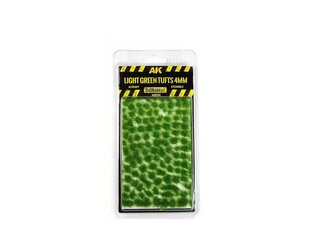 AK Interactive - LIGHT GREEN TUFTS 4MM, AK8244 цена и информация | Принадлежности для рисования, лепки | 220.lv