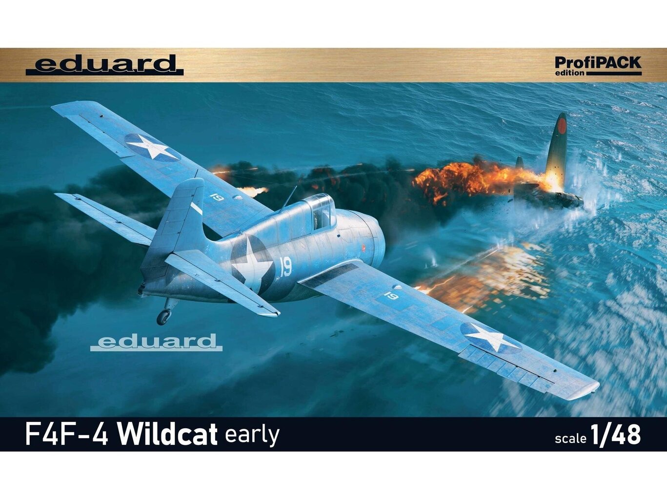 Eduard - Grumman F4F-4 Wildcat early ProfiPACK Edition, 1/48, 82202 cena un informācija | Konstruktori | 220.lv