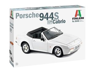 Italeri - Porsche 944S Cabrio, 1/24, 3646 cena un informācija | Konstruktori | 220.lv