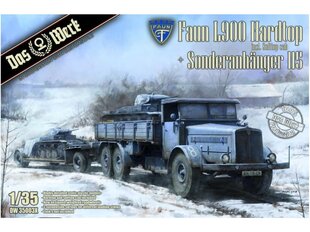 Сборная пластиковая модель Das Werk - Faun L900 incl. Sd.Ah.115 *new edition*, 1/35, 35003X цена и информация | Конструкторы и кубики | 220.lv