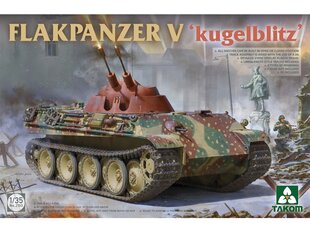 Сборная пластиковая модель Takom - Flakpanzer V Kugelblitz, 1/35, 2150 цена и информация | Конструкторы и кубики | 220.lv