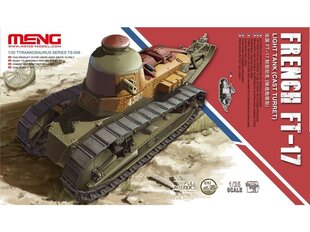 Meng Model - French FT-17 Light Tank (Cast Turret), 1/35, TS-008 цена и информация | Kонструкторы | 220.lv