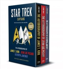 Star Trek Captains - The Autobiographies: Boxed set with slipcase and character portrait art of Kirk, Picard and Janeway a utobiographies цена и информация | Книги об искусстве | 220.lv