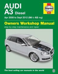 Audi A3 (Apr '08 - Sept '12) 08 To 62: 2008 to 2012 цена и информация | Путеводители, путешествия | 220.lv