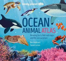 Lonely Planet Kids Ocean Animal Atlas cena un informācija | Grāmatas pusaudžiem un jauniešiem | 220.lv