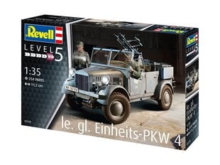 Revell - Einheits-PKW Kfz.4, 1/35, 03339 цена и информация | Kонструкторы | 220.lv