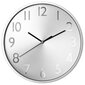 Sienas pulkstenis Atmosphera Sudrabains polipropilēns (Ø 30 cm) cena un informācija | Pulksteņi | 220.lv