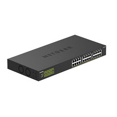 Slēdzis Netgear GS324PP-100EUS Melns cena un informācija | Komutatori (Switch) | 220.lv