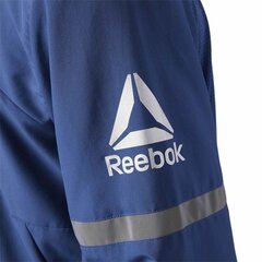 Мужская спортивная куртка Reebok Run Woven Темно-синий цена и информация | Мужская спортивная одежда | 220.lv