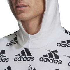 Vīriešu Sporta Krekls ar Kapuci Adidas Essentials Brandlove Balts S6467674 cena un informācija | Vīriešu jakas | 220.lv