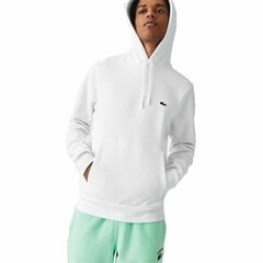 Vīriešu Sporta Krekls ar Kapuci Lacoste Sweatshirt Balts S6462910 цена и информация | Мужские толстовки | 220.lv