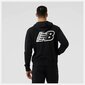 Vīriešu Sporta Krekls ar Kapuci New Balance Essentials Fleece Melns S6462741 cena un informācija | Vīriešu jakas | 220.lv