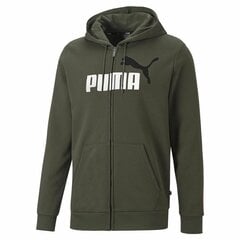 Vīriešu Sporta Krekls ar Kapuci Puma Essentials Two Tone Tumši zaļš cena un informācija | Vīriešu jakas | 220.lv