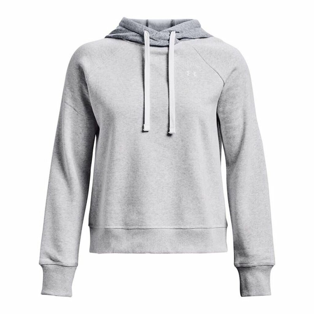 Vīriešu Sporta Krekls ar Kapuci Under Armour Rival Fleece CB Pelēks S6468577 цена и информация | Jakas sievietēm | 220.lv