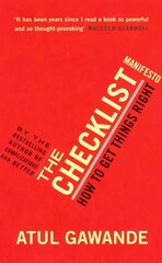 Checklist Manifesto: How To Get Things Right Main цена и информация | Самоучители | 220.lv