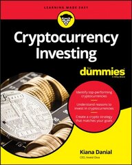 Cryptocurrency Investing For Dummies cena un informācija | Pašpalīdzības grāmatas | 220.lv