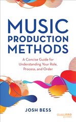 Music Production Methods: A Concise Guide for Understanding Your Role, Process, and Order цена и информация | Книги об искусстве | 220.lv