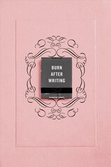 Burn After Writing (Pink) cena un informācija | Pašpalīdzības grāmatas | 220.lv