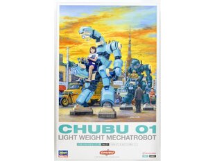 Hasegawa - CHUBU 01 "Light Green & Green" Lightweight Mechatrobot, 1/35, 64521 цена и информация | Конструкторы и кубики | 220.lv