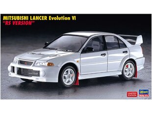 Hasegawa - Mitsubishi Lancer Evolution VI "RS Version", 1/24, 20547 cena un informācija | Konstruktori | 220.lv