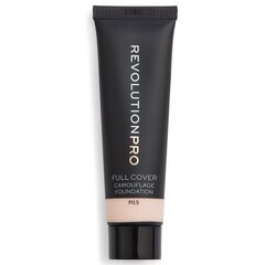 Grima pamats makeup revolution pro full cover camouflage foundation F0,5, 25 ml цена и информация | Пудры, базы под макияж | 220.lv