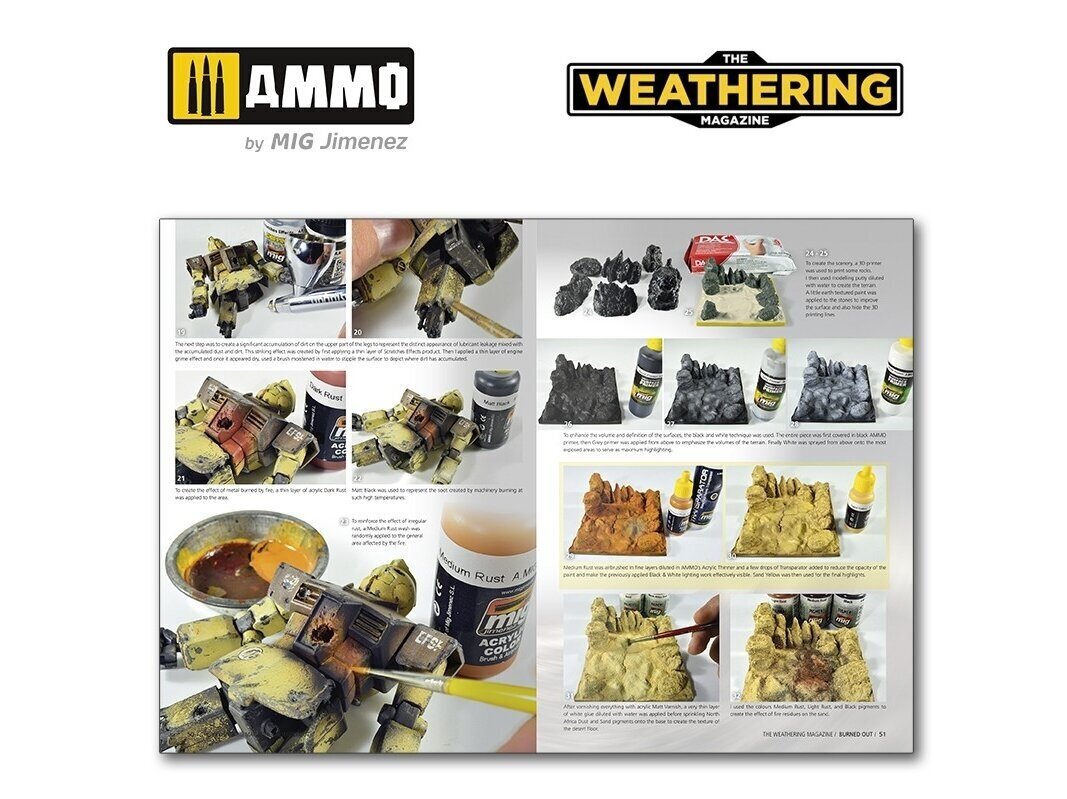 AMMO MIG - The Weathering Magazine Issue 33: BURNED OUT (English), 4532 цена и информация | Grāmatas pusaudžiem un jauniešiem | 220.lv