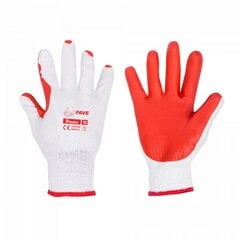 Перчатки PAVE, размер 9 - rubber цена и информация | Рабочие перчатки | 220.lv